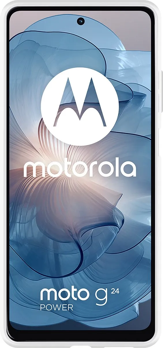 Just in Case Moto G04/G04s/G24/G24 Power Siliconen Hoesje - Transparant