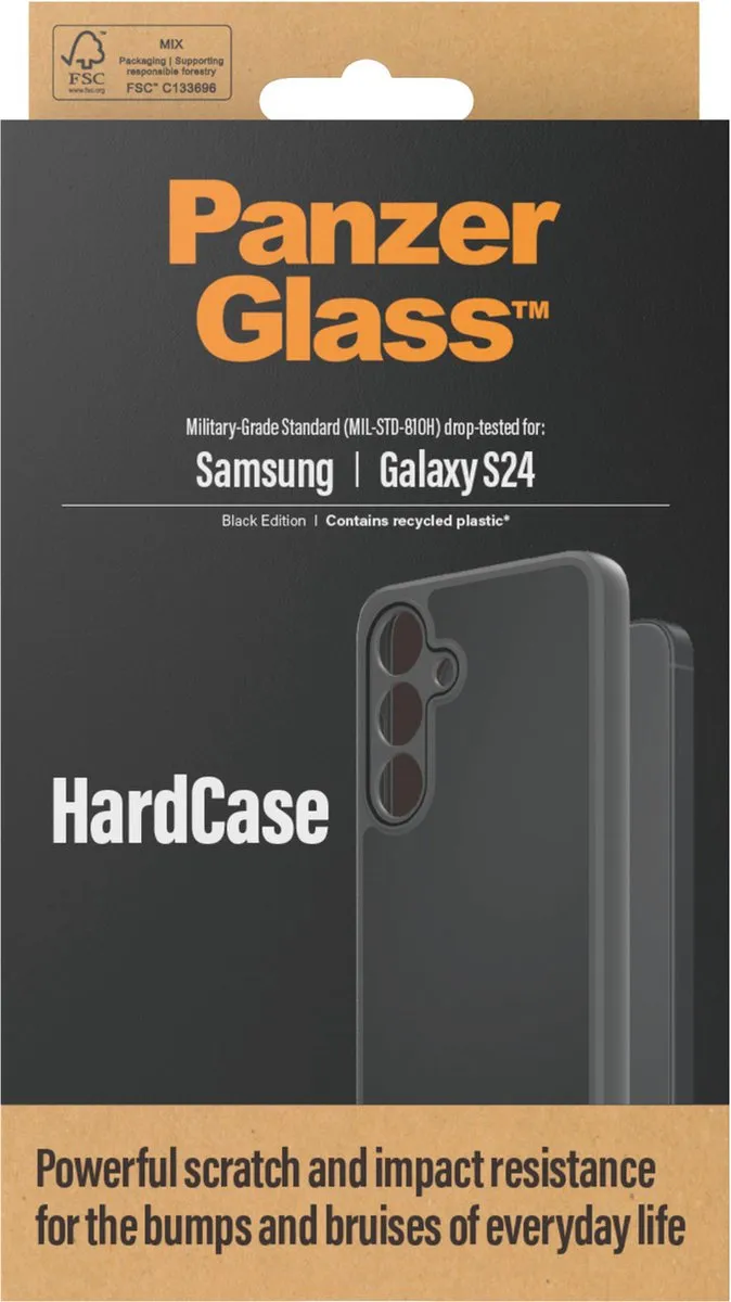 PanzerGlass Military Grade Telefoonhoesje - Zwart