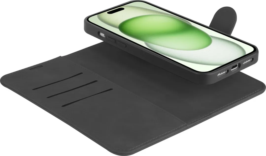 Just in Case iPhone 14 Plus Hoesje 8444394 - Pasjeshouder 3 Stuks - Zwart
