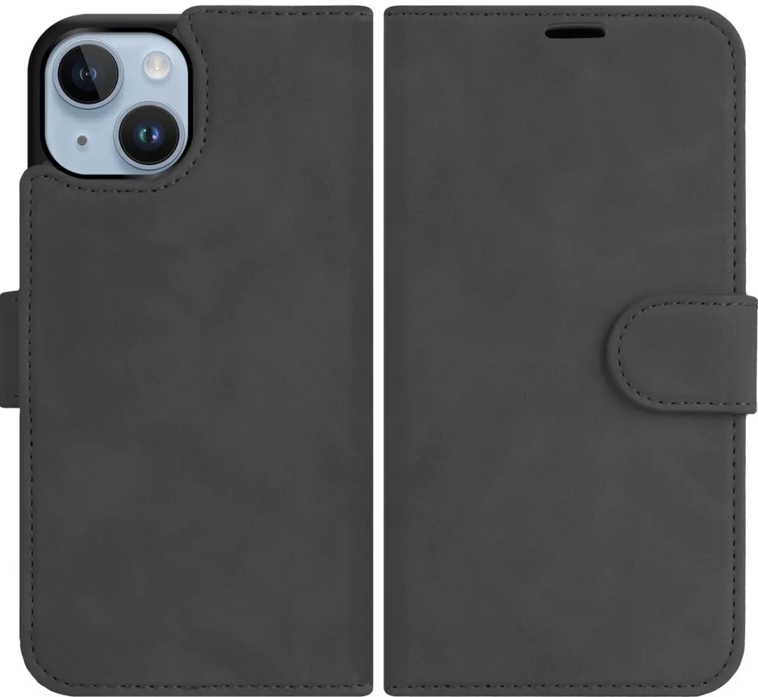 Just in Case iPhone 14 Plus Hoesje 8444394 - Pasjeshouder 3 Stuks - Zwart