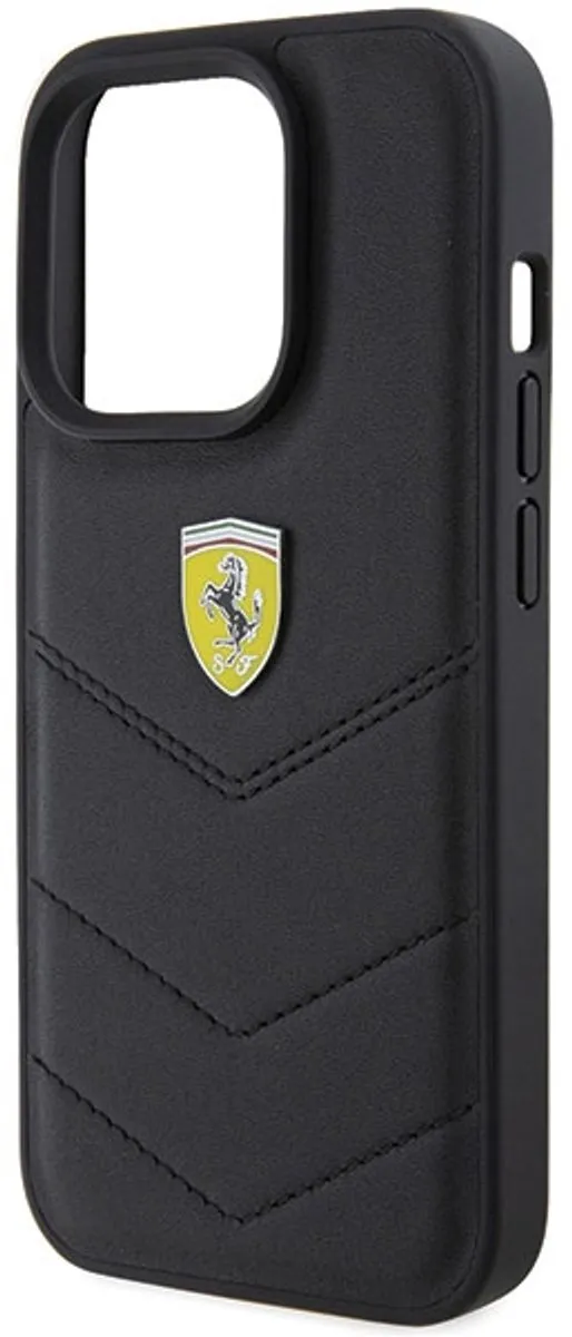 Ferrari iPhone 15 Pro Backcase - Effen Zwart - MPN 3666339171056