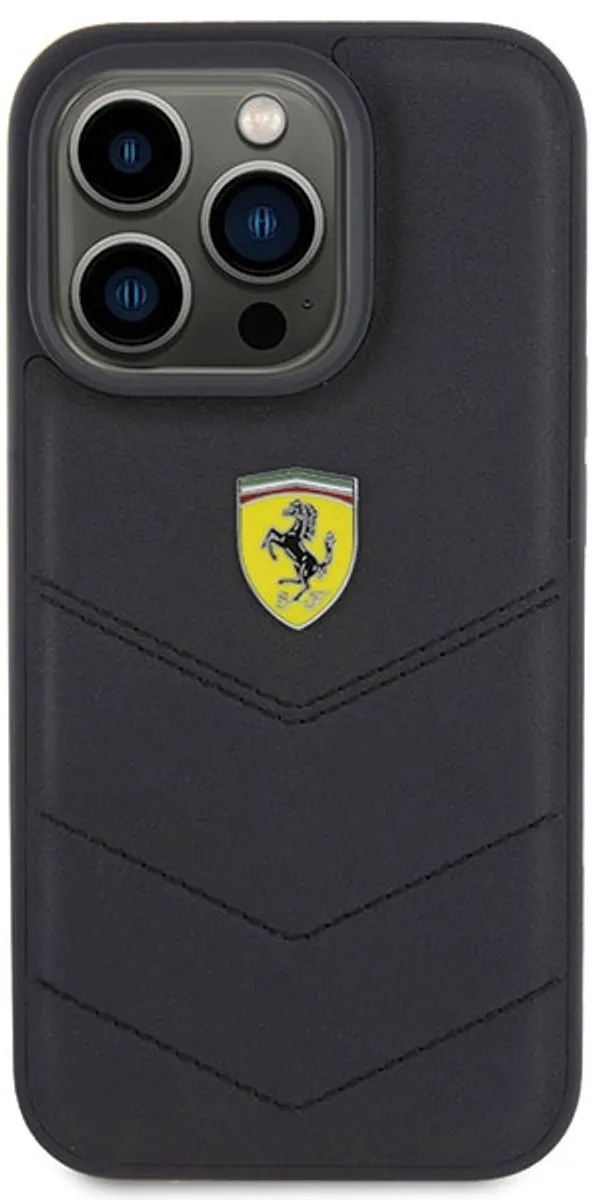 Ferrari iPhone 15 Pro Backcase - Effen Zwart - MPN 3666339171056