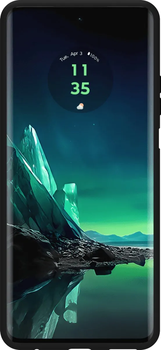 Just in Case Motorola Edge 40 Neo Siliconen Hoesje - Zwart - afbeelding 6 van 6
