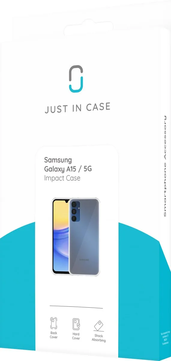 Just in Case Hoesje Samsung Galaxy A15 8448217 - Transparant - afbeelding 6 van 6