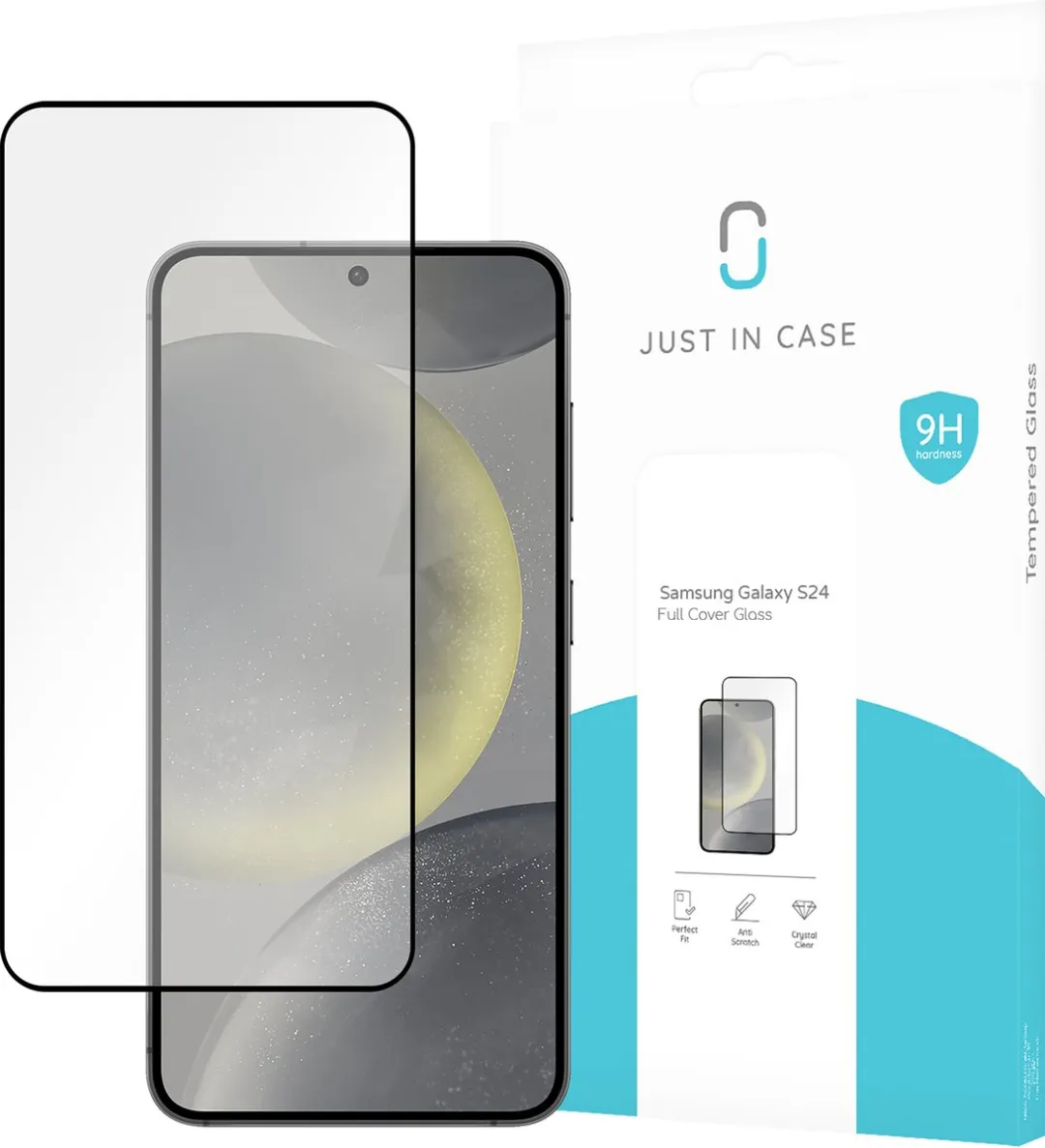 Just in Case Samsung Galaxy S24 Screenprotector Full Cover Glas