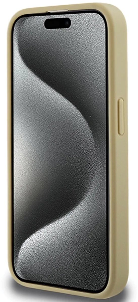 Hello Kitty Leather Head Serie iPhone 14 Pro Hoes - MagSafe - Goud - afbeelding 3 van 6