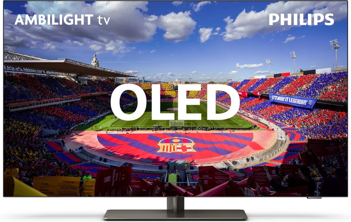 Philips 55OLED808 55 inch OLED TV - Grijs