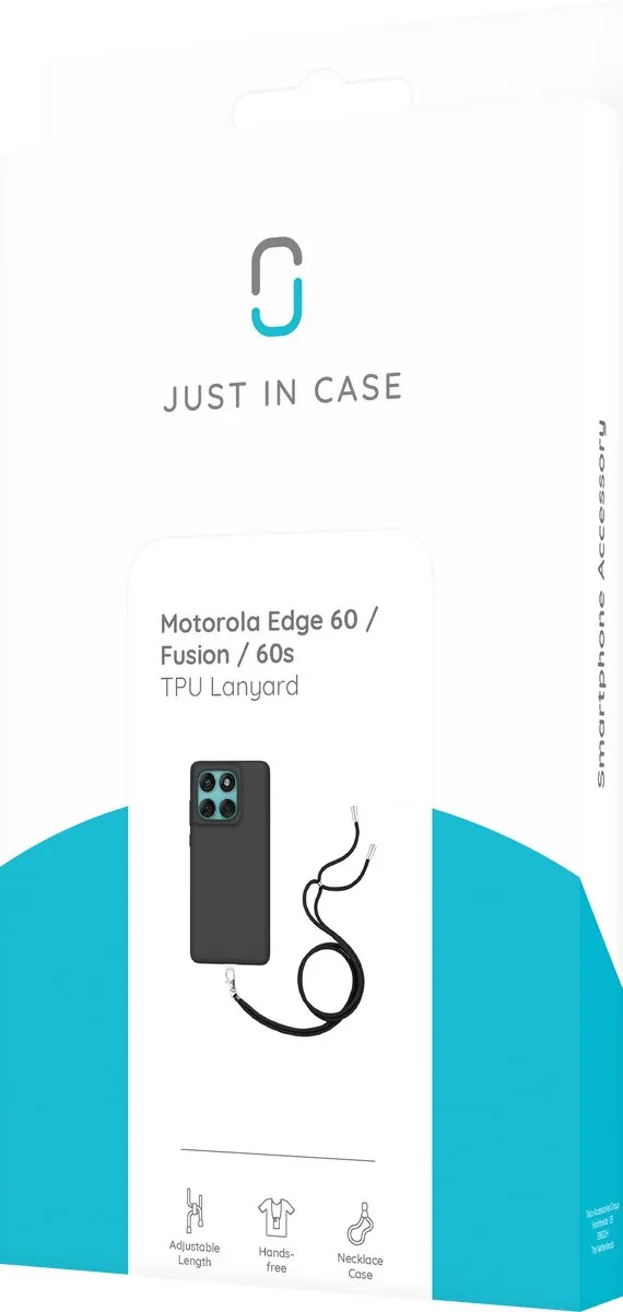 Just in Case Hoesje Motorola Edge 60-serie - Zwart