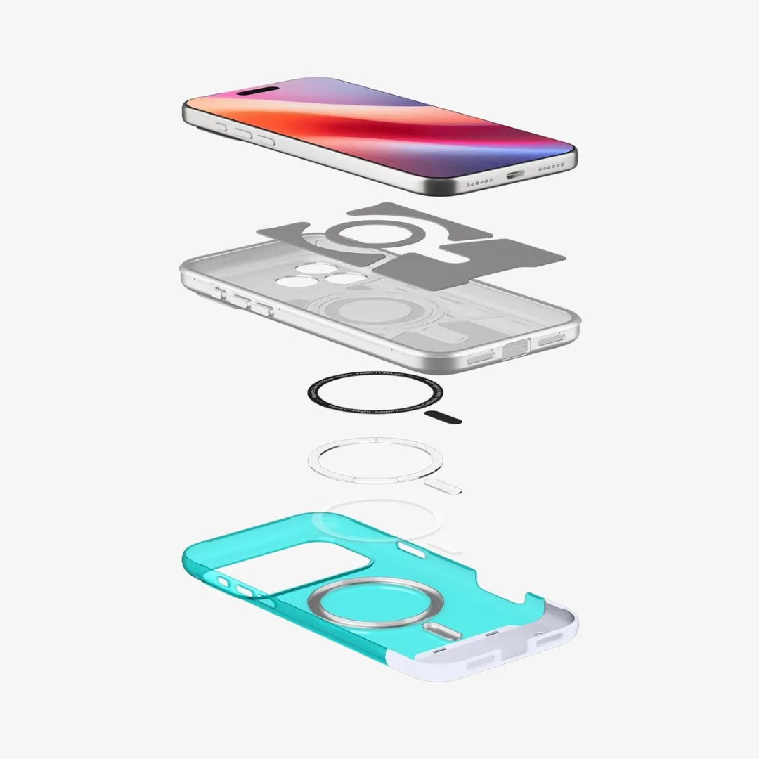 Spigen Classic C1 ACS09961 iPhone 17 Pro Hoes - Blauw