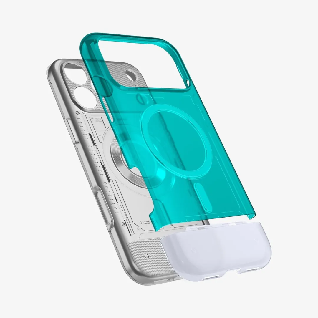 Spigen Classic C1 ACS09961 iPhone 17 Pro Hoes - Blauw