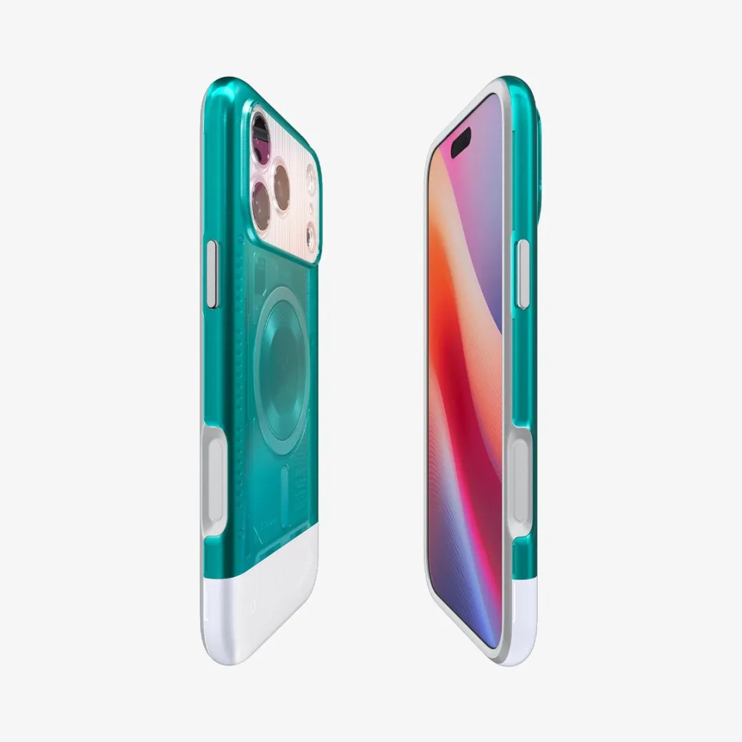 Spigen Classic C1 ACS09961 iPhone 17 Pro Hoes - Blauw