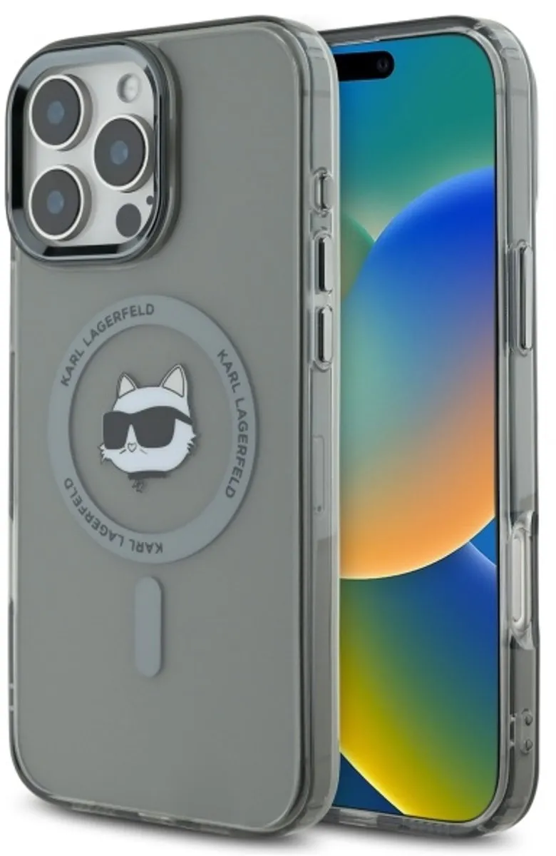Karl Lagerfeld Choupette Head Hoesje iPhone 16 Pro