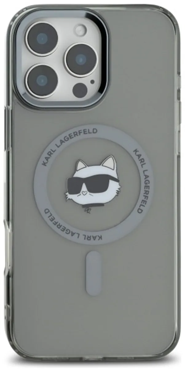 Karl Lagerfeld Choupette Head Hoesje iPhone 16 Pro - MagSafe
