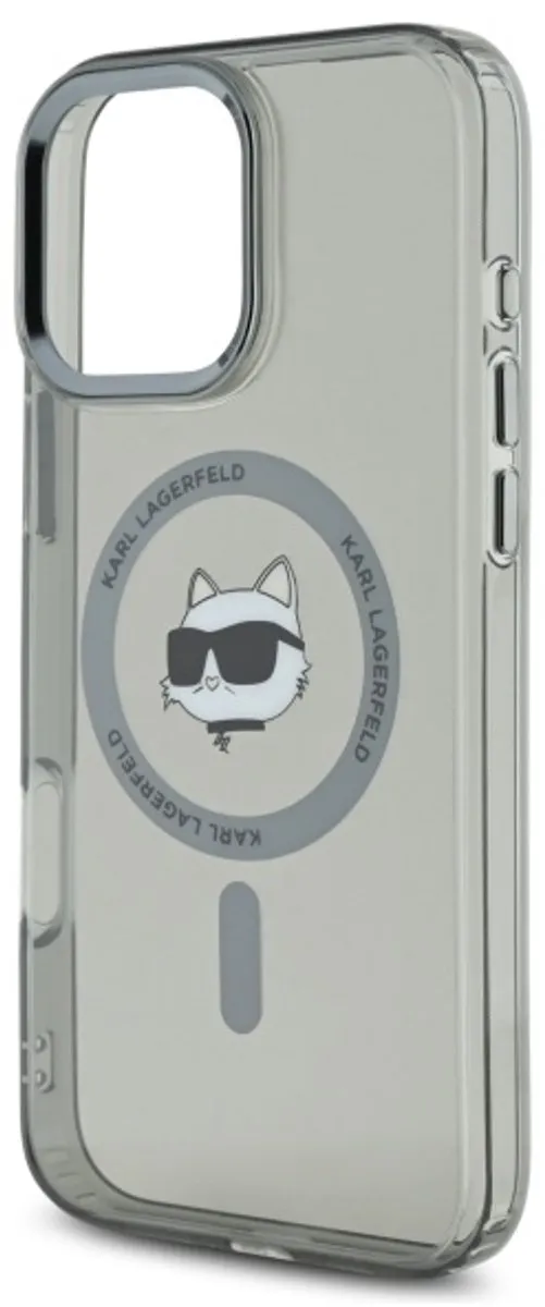 Karl Lagerfeld Choupette Head Hoesje iPhone 16 Pro - MagSafe