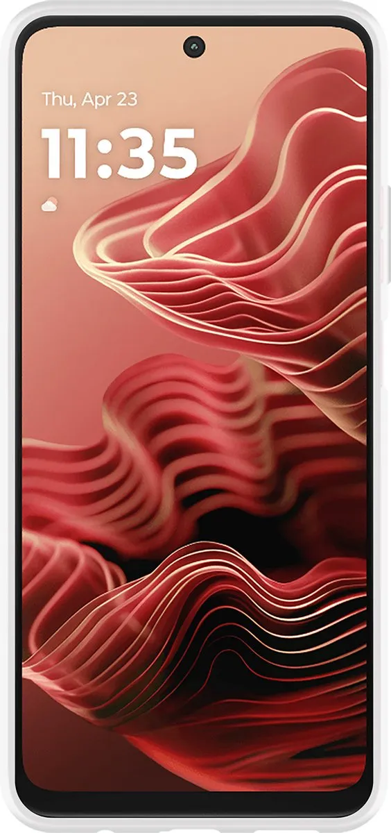 Just in Case Moto G35 Siliconen Hoesje - Transparant 8501950