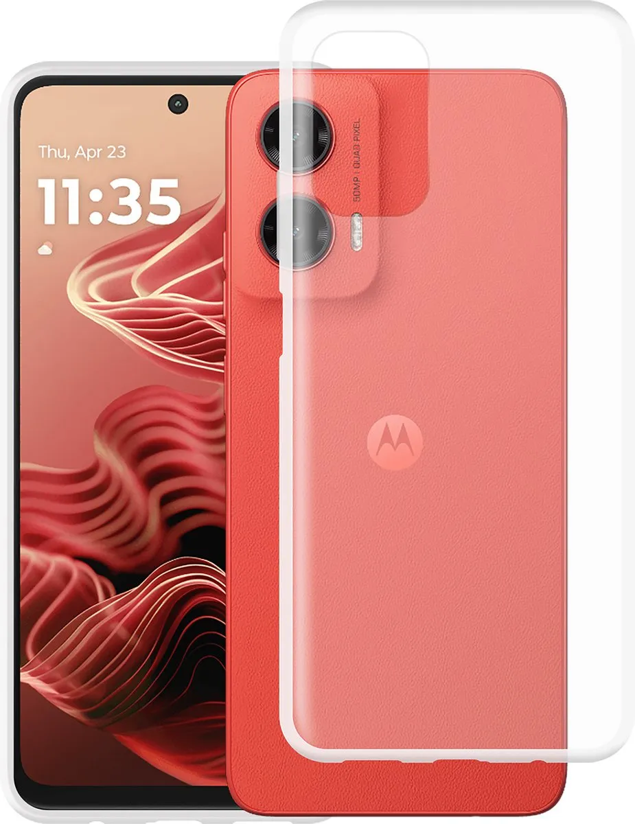 Just in Case Moto G35 Siliconen Hoesje