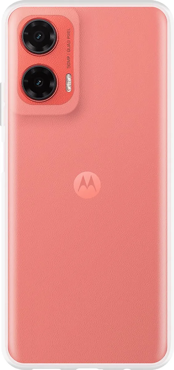 Just in Case Moto G35 Siliconen Hoesje - Transparant 8501950 - afbeelding 6 van 6