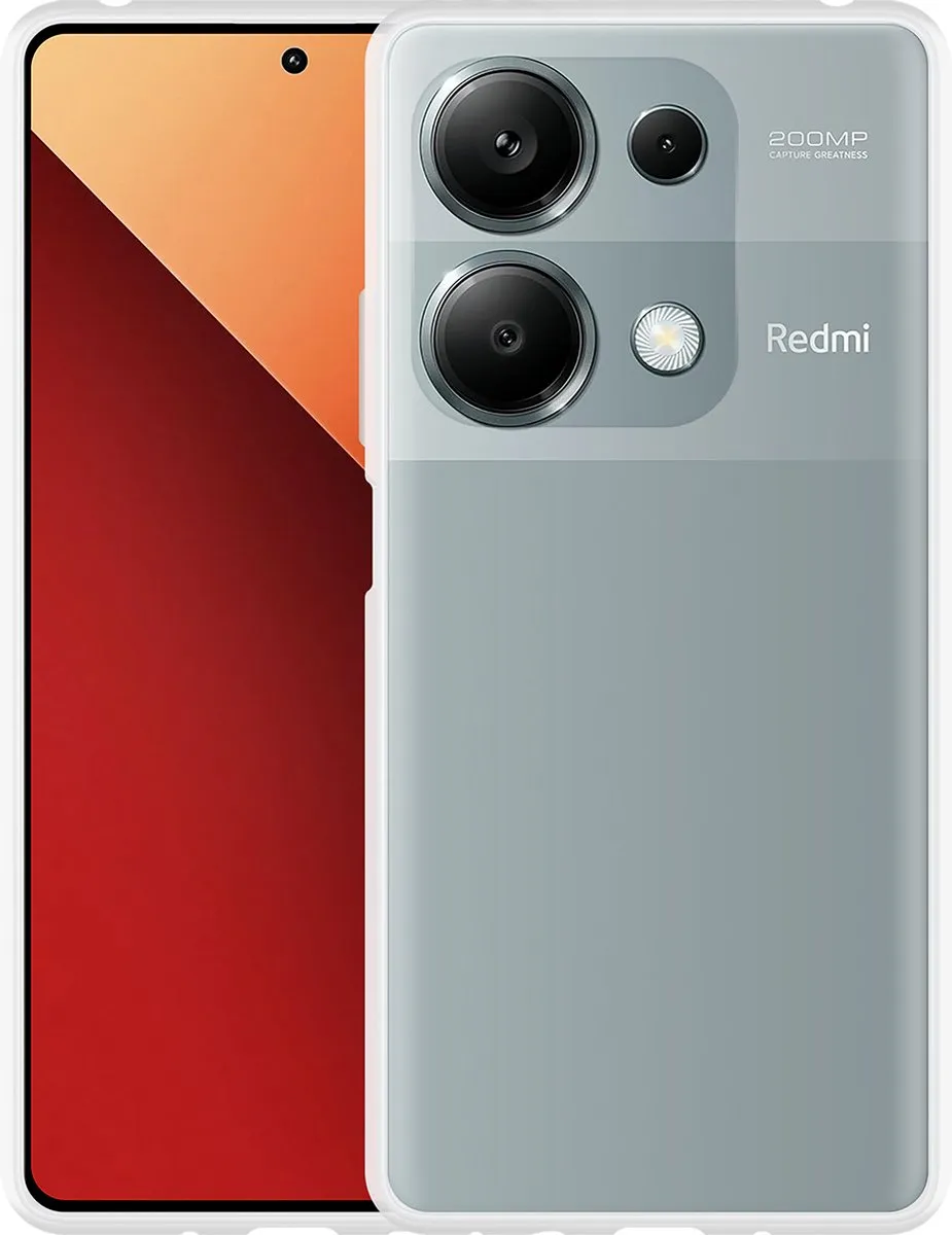 Just in Case Hoesje Xiaomi Redmi Note 13 Pro 4G - Siliconen - Transparant