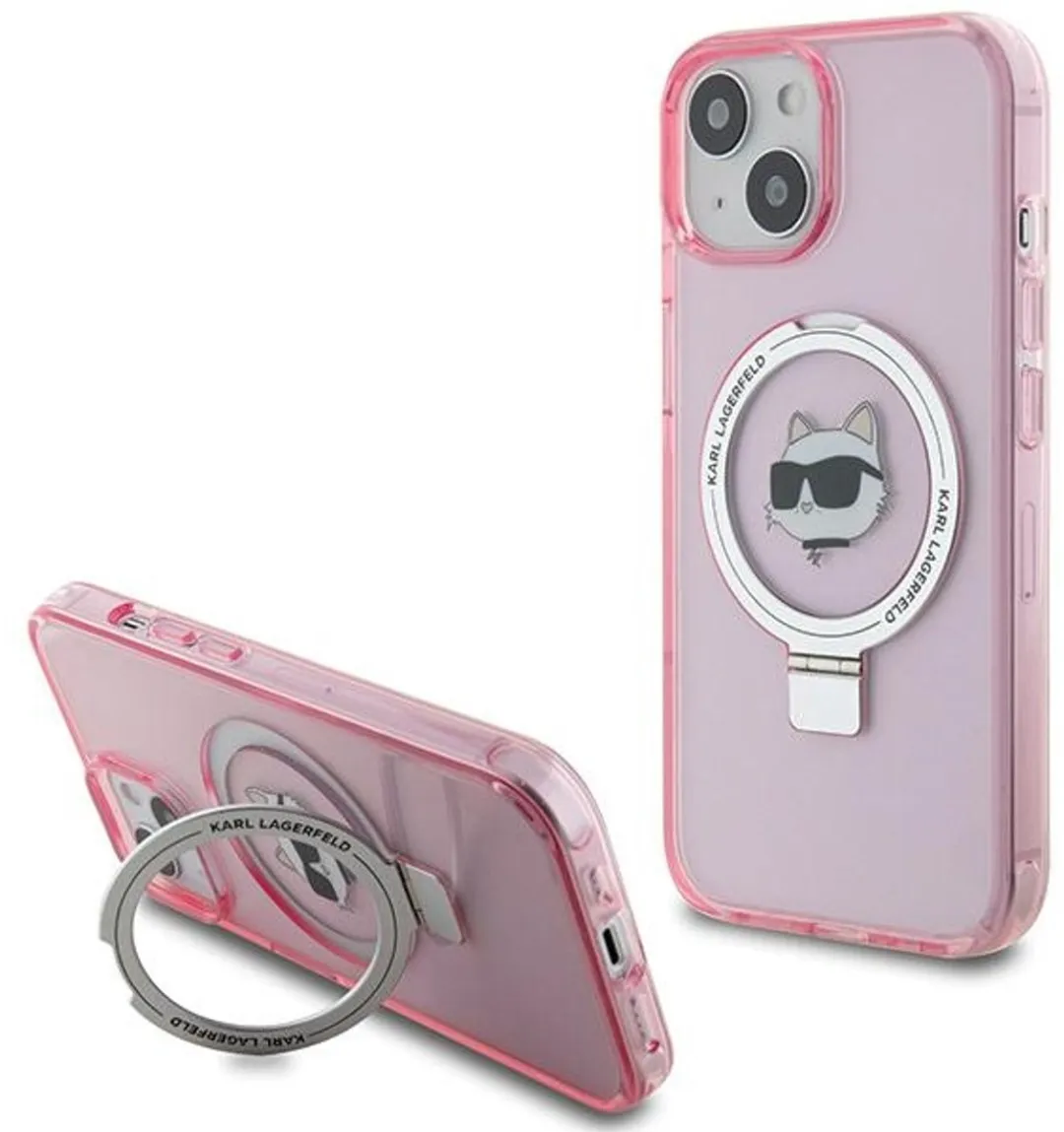 Karl Lagerfeld Choupette Design iPhone 15 Hoesje