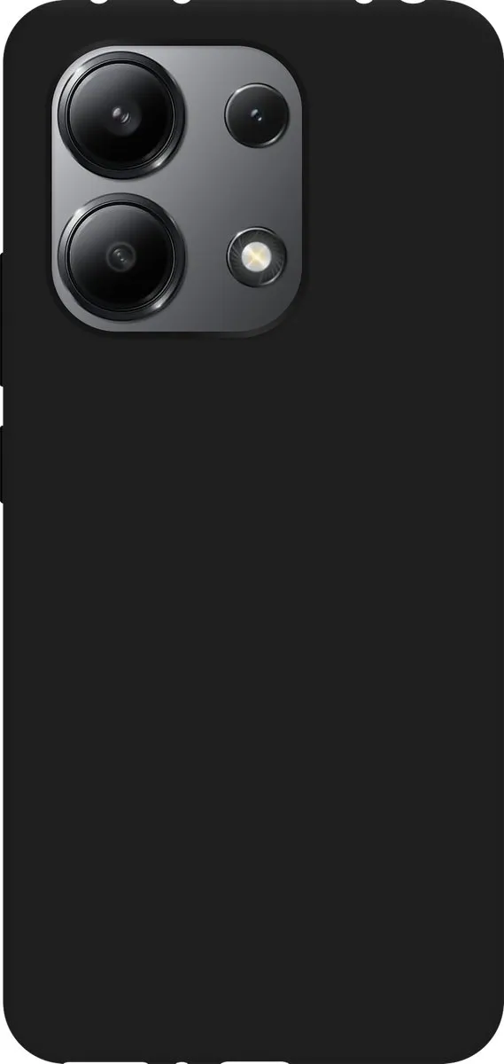 Just in Case Hoesje Xiaomi Redmi Note 13 4G - Zwart