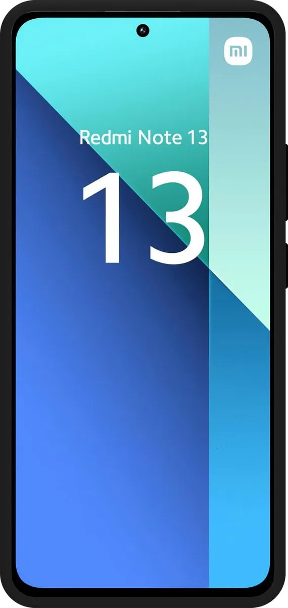 Just in Case Hoesje Xiaomi Redmi Note 13 4G - Zwart