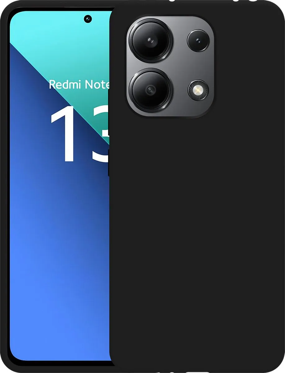 Just in Case Hoesje Xiaomi Redmi Note 13 4G - Zwart