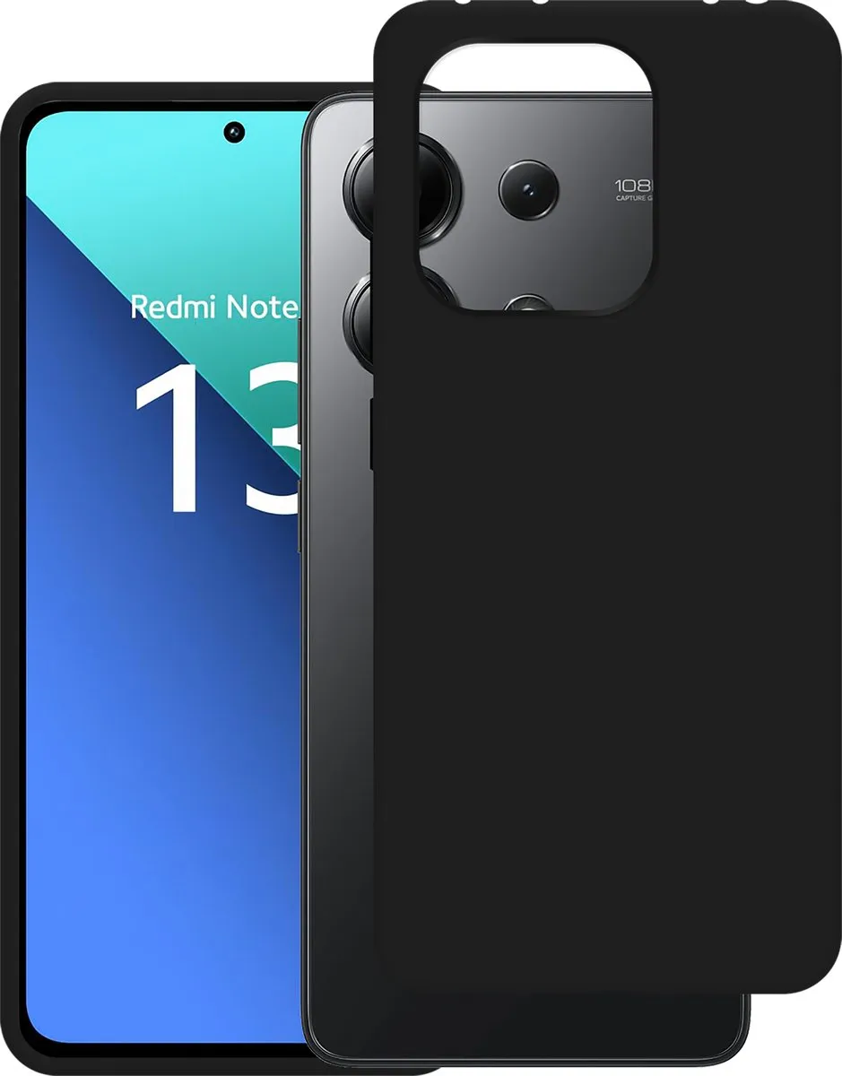 Just in Case Hoesje Xiaomi Redmi Note 13 4G - Zwart