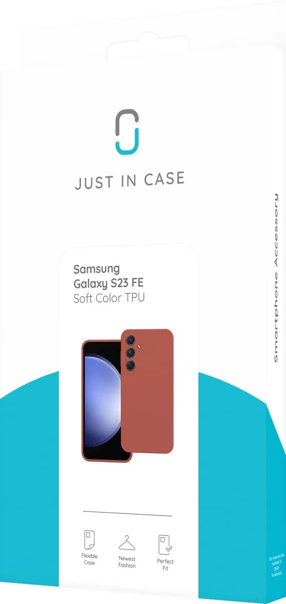 Just in Case Hoesje Samsung Galaxy S23 FE - Rood - 8486998 - afbeelding 6 van 6