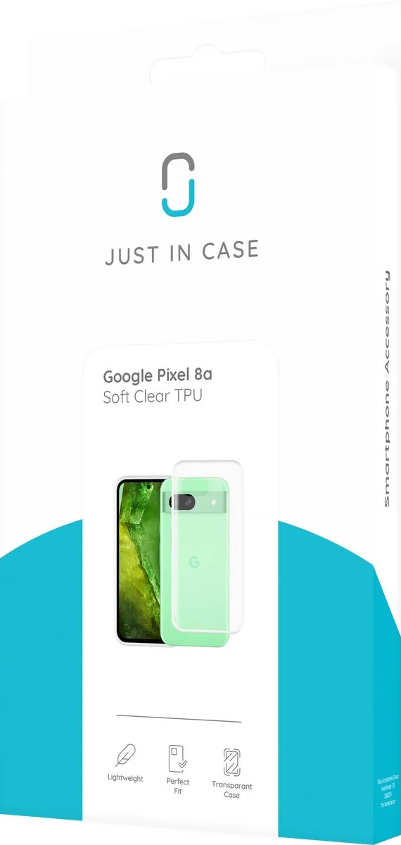 Just in Case Hoesje Google Pixel 8a Siliconen - Transparant 8488602