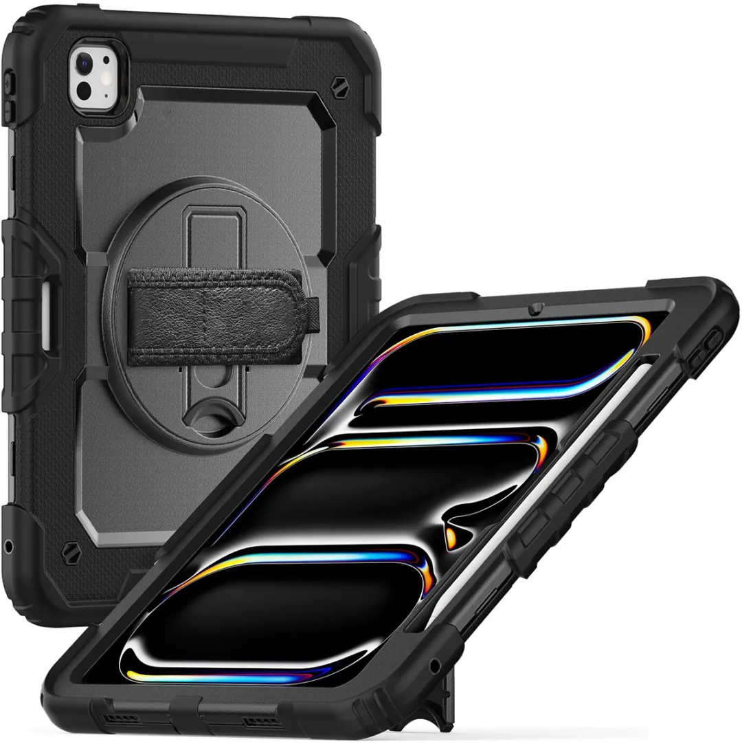 Just in Case iPad Pro 11 (2024/2025) M4/M5 Hoes - Zwart