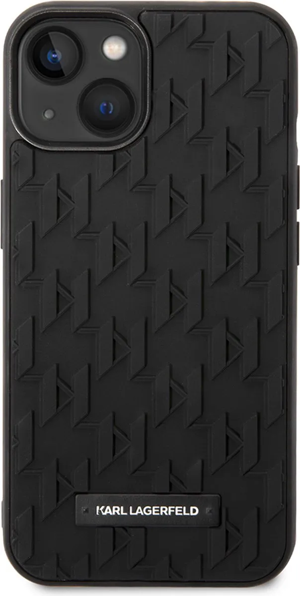Karl Lagerfeld iPhone 14 Plus Hoesje - Effen Zwart