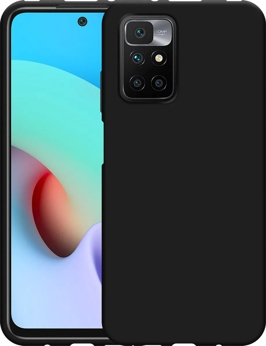 Just in Case Hoesje Xiaomi Redmi 10 2022 - Zwart - afbeelding 6 van 6