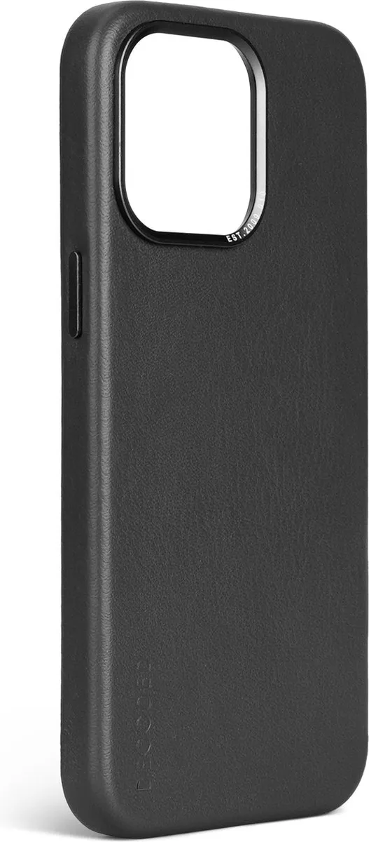 Decoded Leren Hoesje iPhone 15 Pro D24IPO15PBC1BK - MagSafe - Zwart