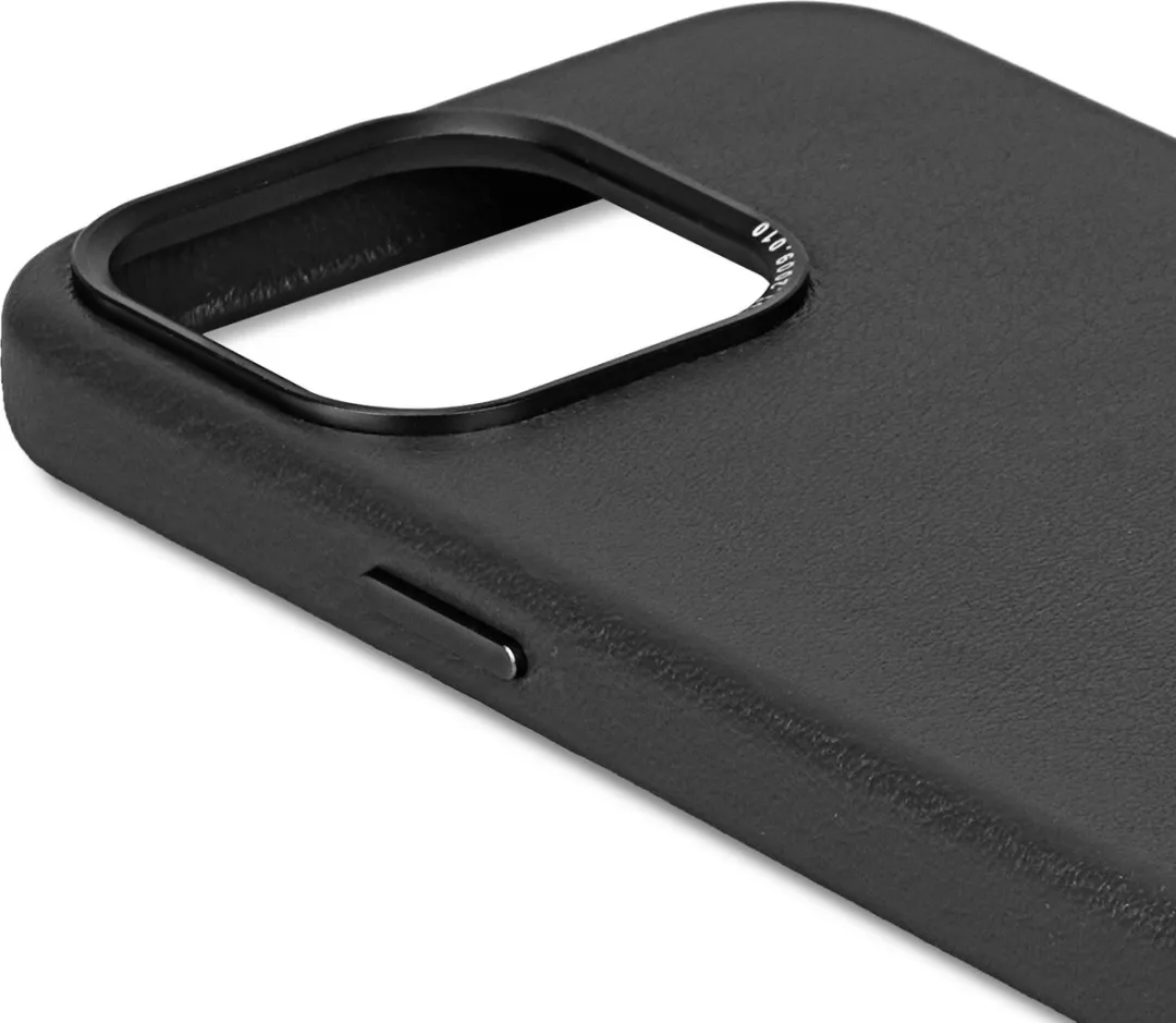Decoded Leren Hoesje iPhone 15 Pro D24IPO15PBC1BK - MagSafe - Zwart