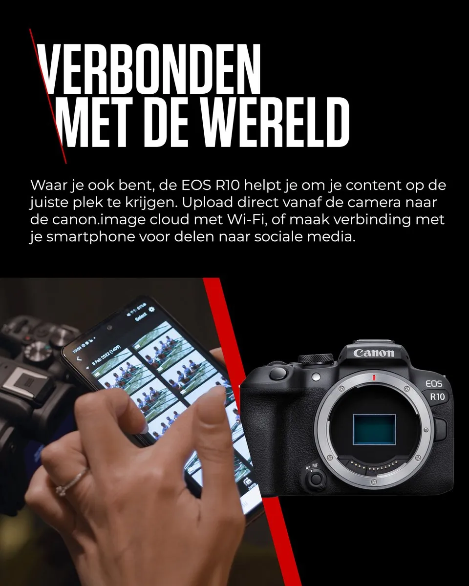 Canon EOS R10 RF-S 18-45mm Systeemcamera 24.2MP - Zwart