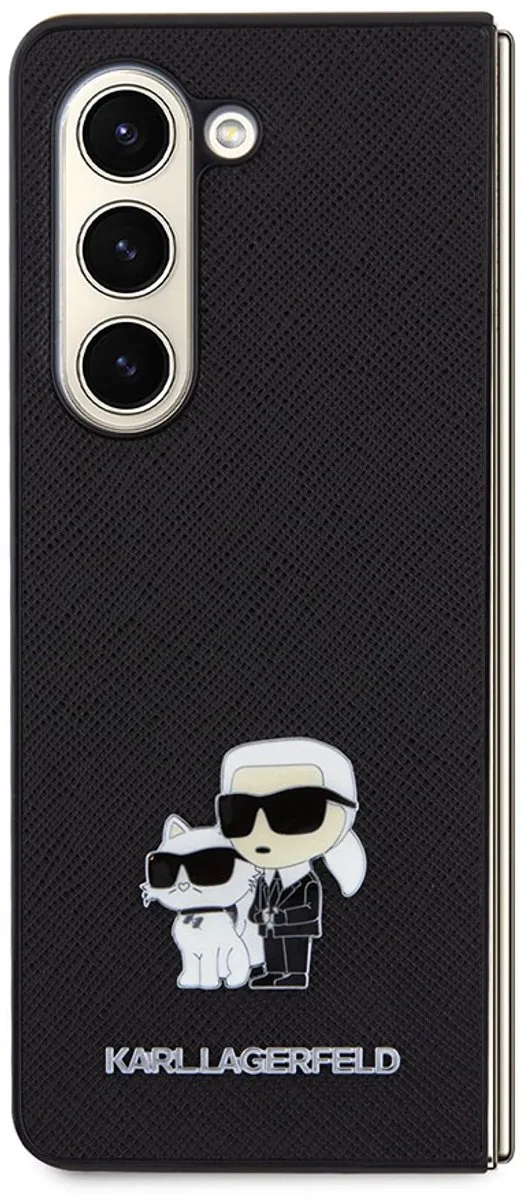 Karl Lagerfeld Saffiano Hoesje Zwart KLHCZFD5SAKCNPK - afbeelding 6 van 6