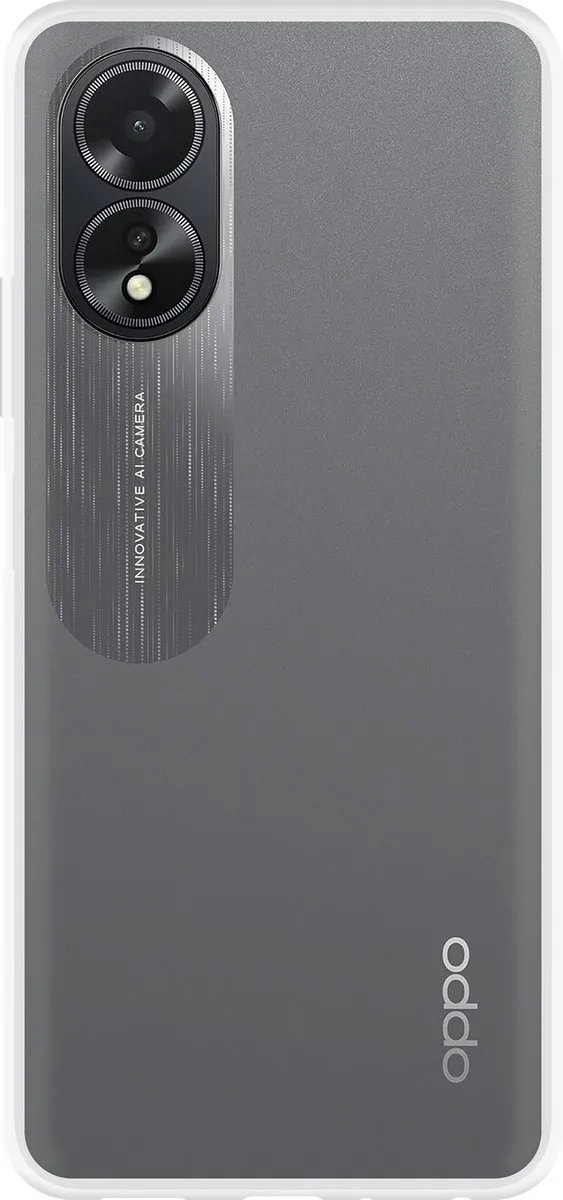 Just in Case Oppo A18/A38 Siliconen Hoesje - Transparant