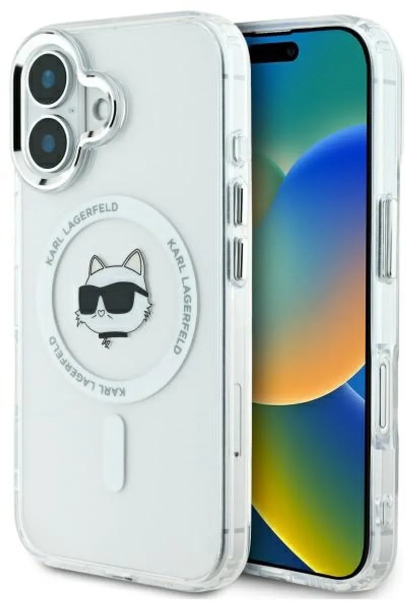 Karl Lagerfeld iPhone 16 Backcover Magsafe IML Metaal