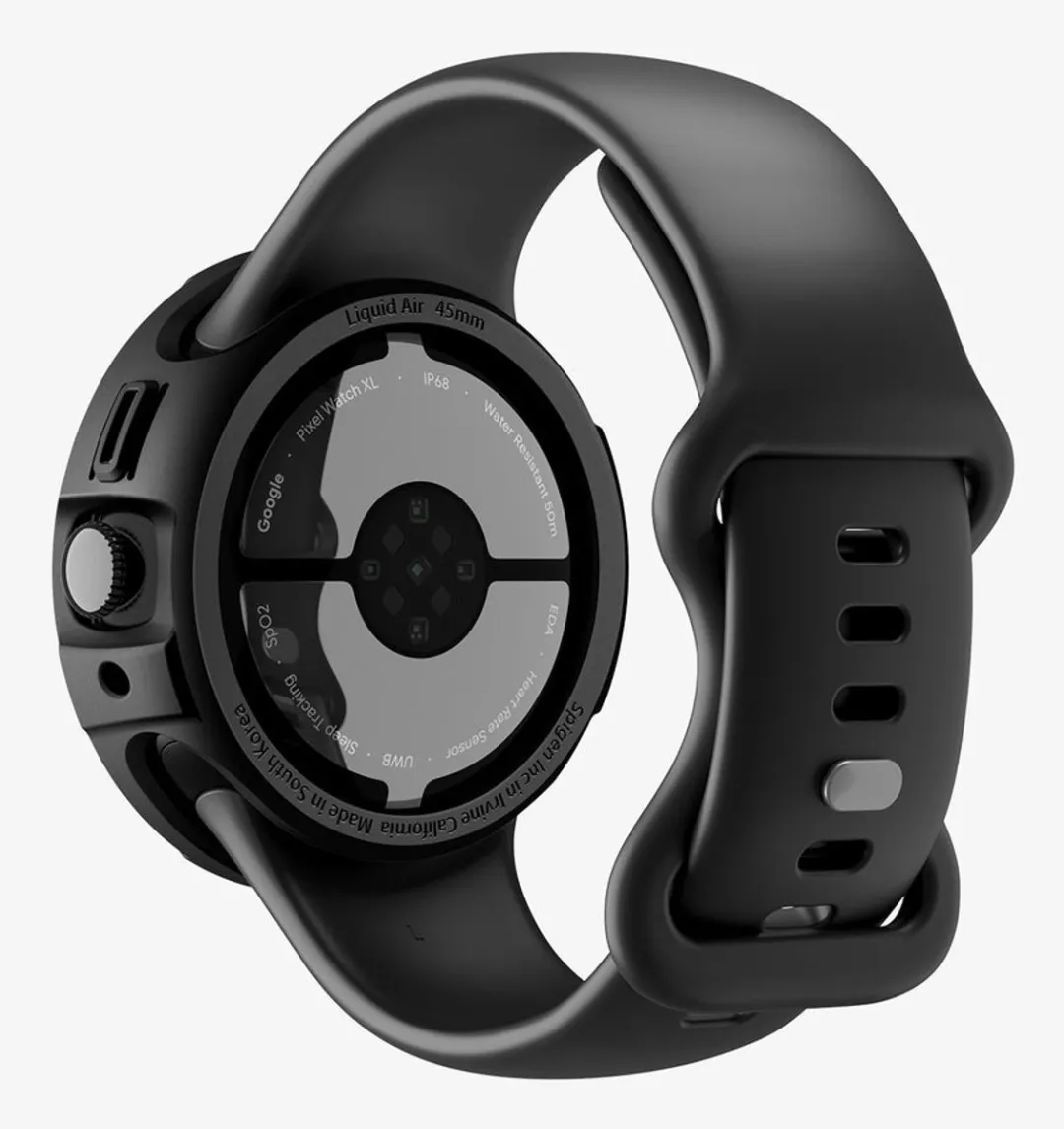 Spigen Ggle Pxl Watch4 45mm Hoesje - Zwart