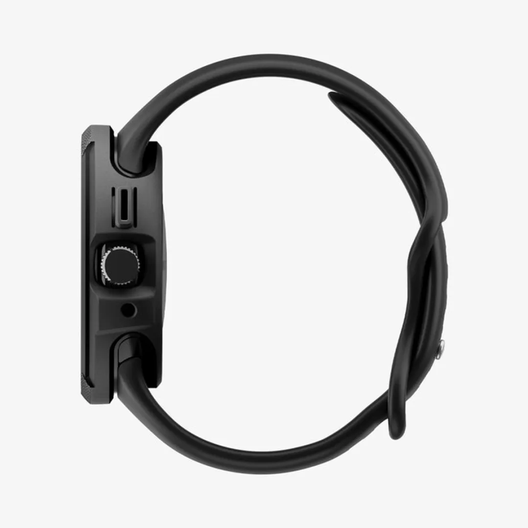 Spigen Ggle Pxl Watch4 45mm Hoesje - Zwart