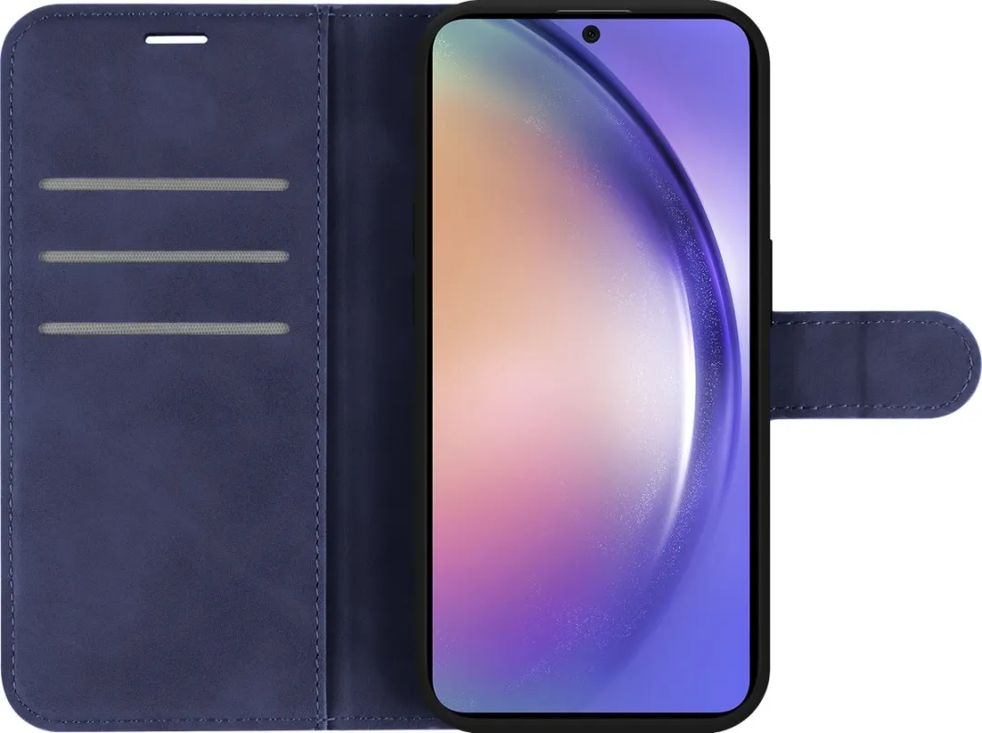 Just in Case Samsung Galaxy A54 Hoesje - Blauw - 4 Pasjes