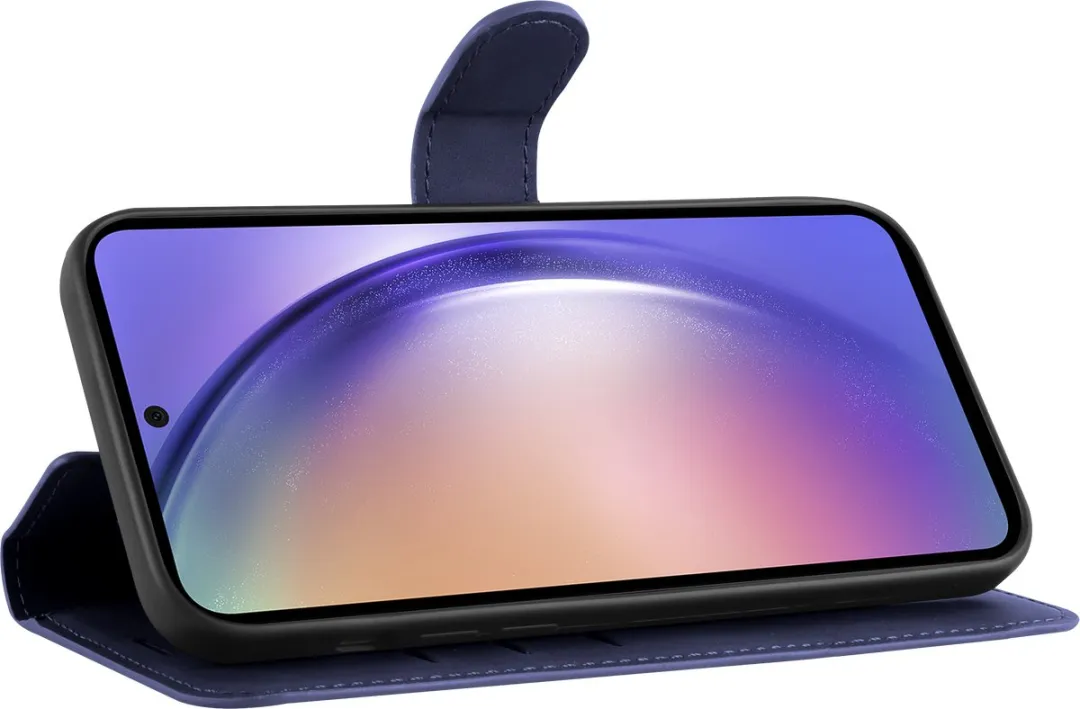 Just in Case Samsung Galaxy A54 Hoesje - Blauw - 4 Pasjes