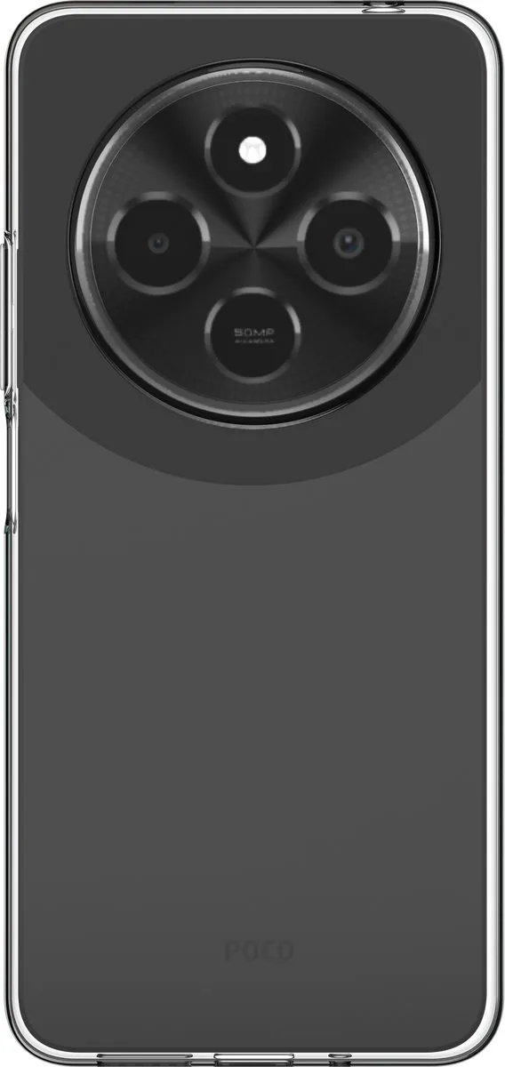Just in Case Hoesje Xiaomi Poco C75 Siliconen - Transparant - 8505378
