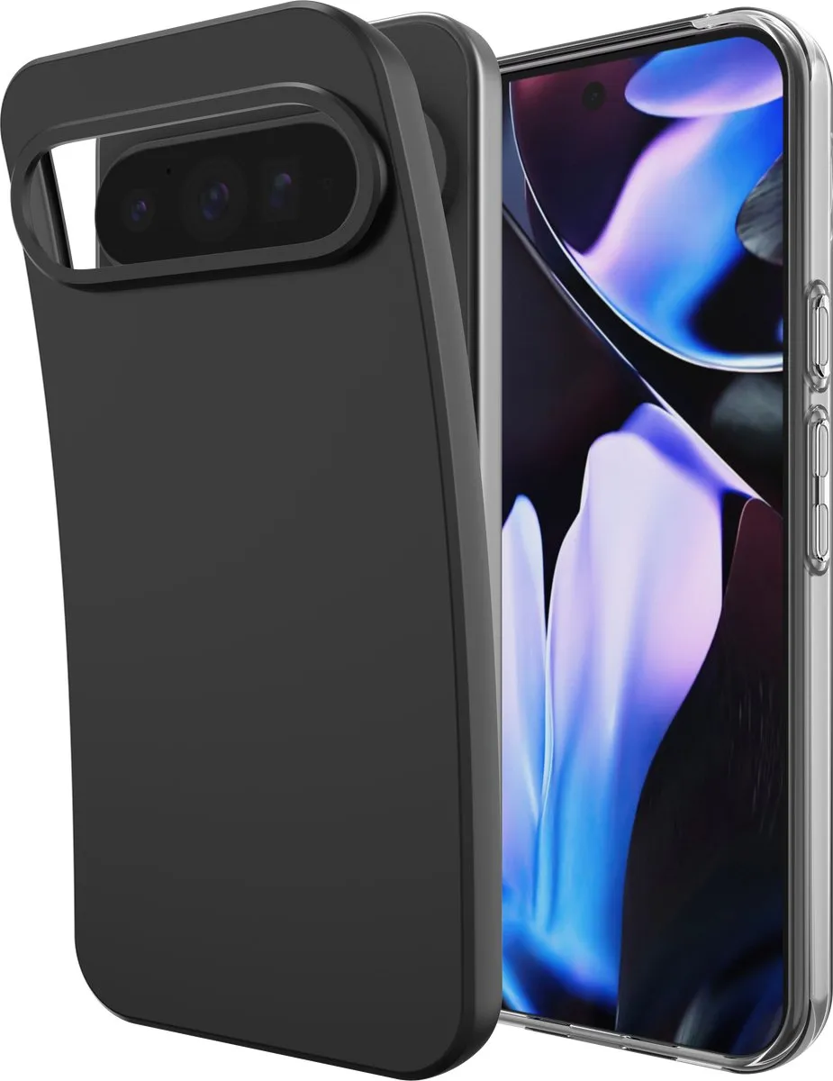 Just in Case Google Pixel 10 Pro XL Hoesje met Koord - Zwart