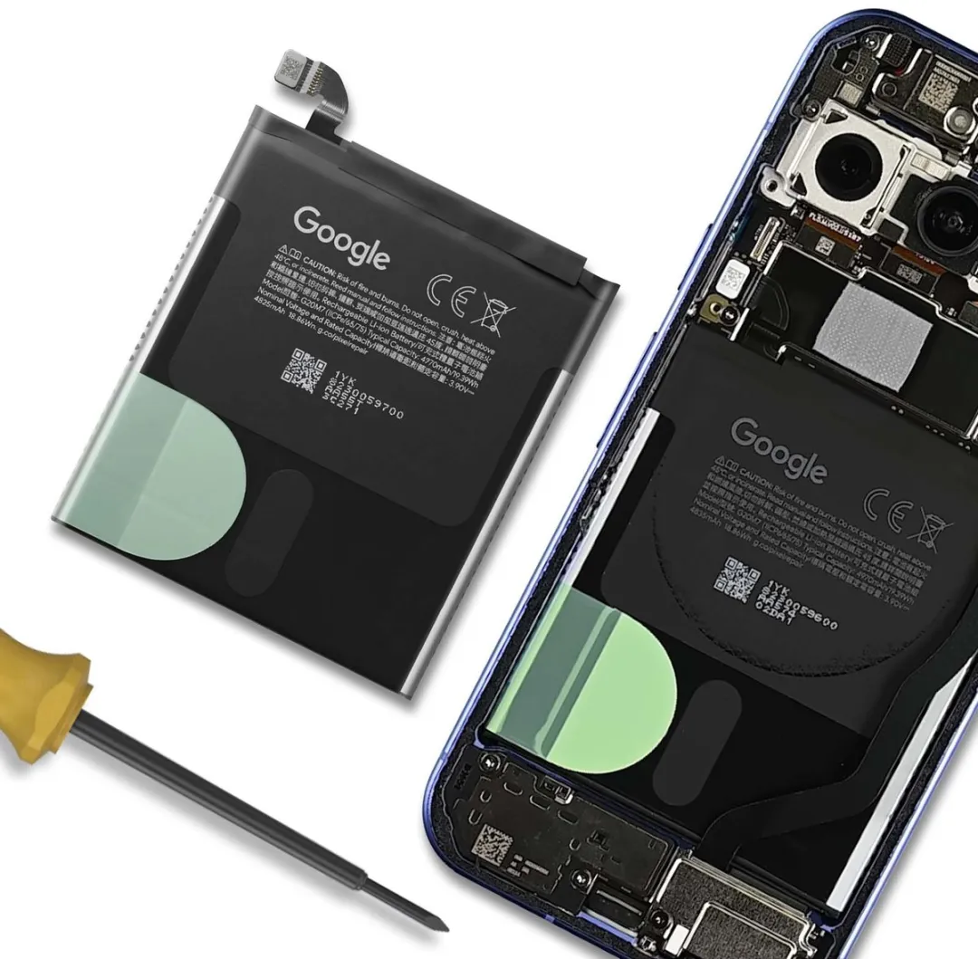 Google Pixel 10 G20M7 Originele Batterij - 4970mAh - Zwart