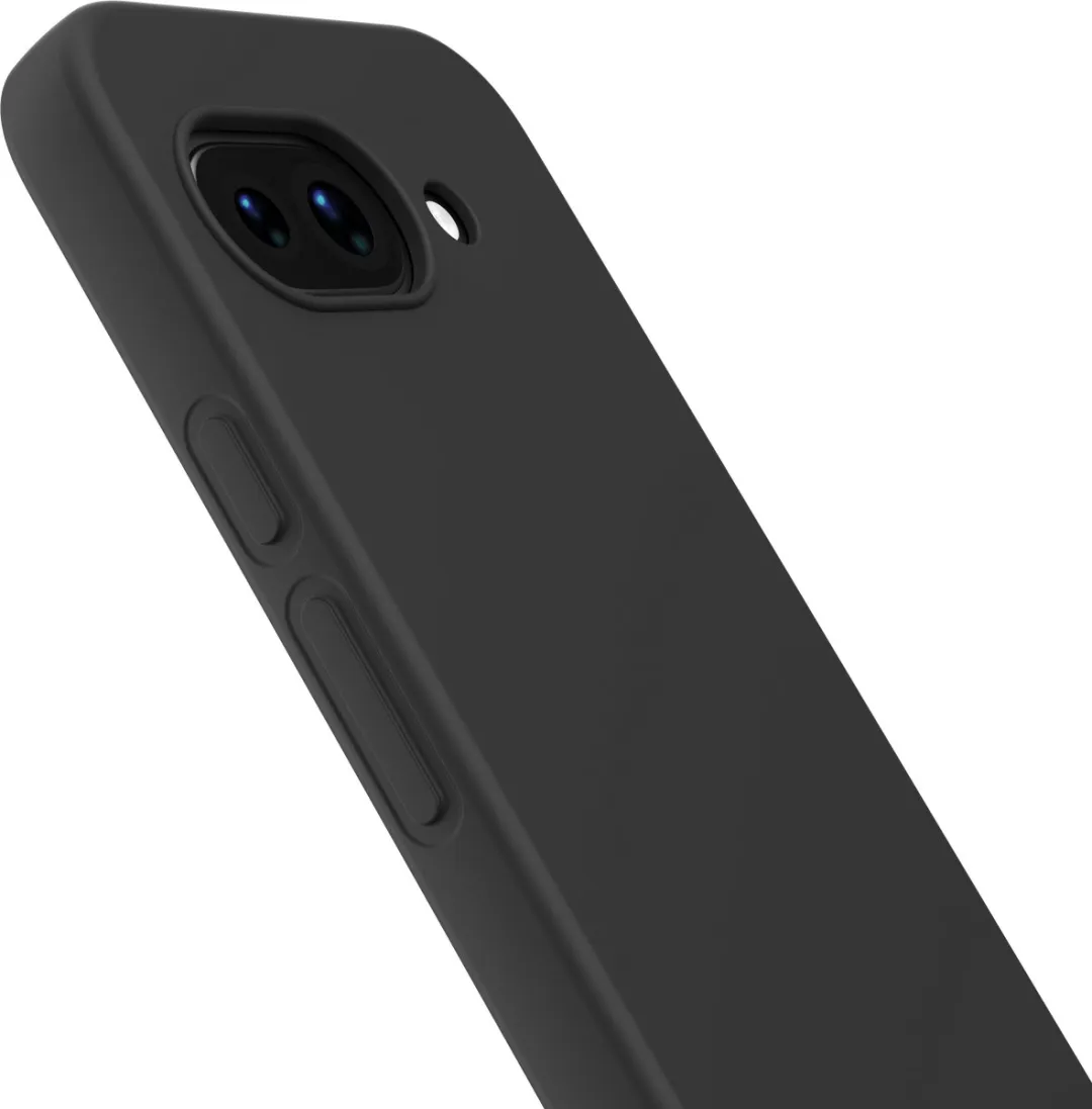 Just in Case Hoesje Google Pixel 9a Siliconen - Zwart