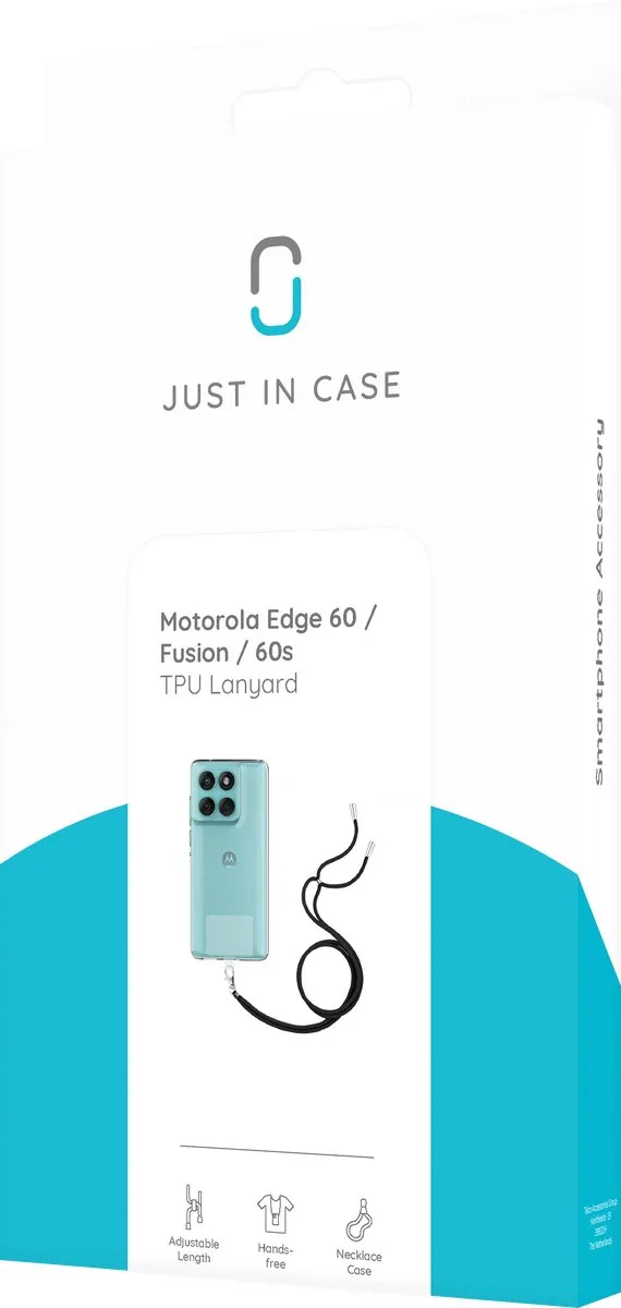 Just in Case Hoesje Motorola Edge 60-serie - Transparant
