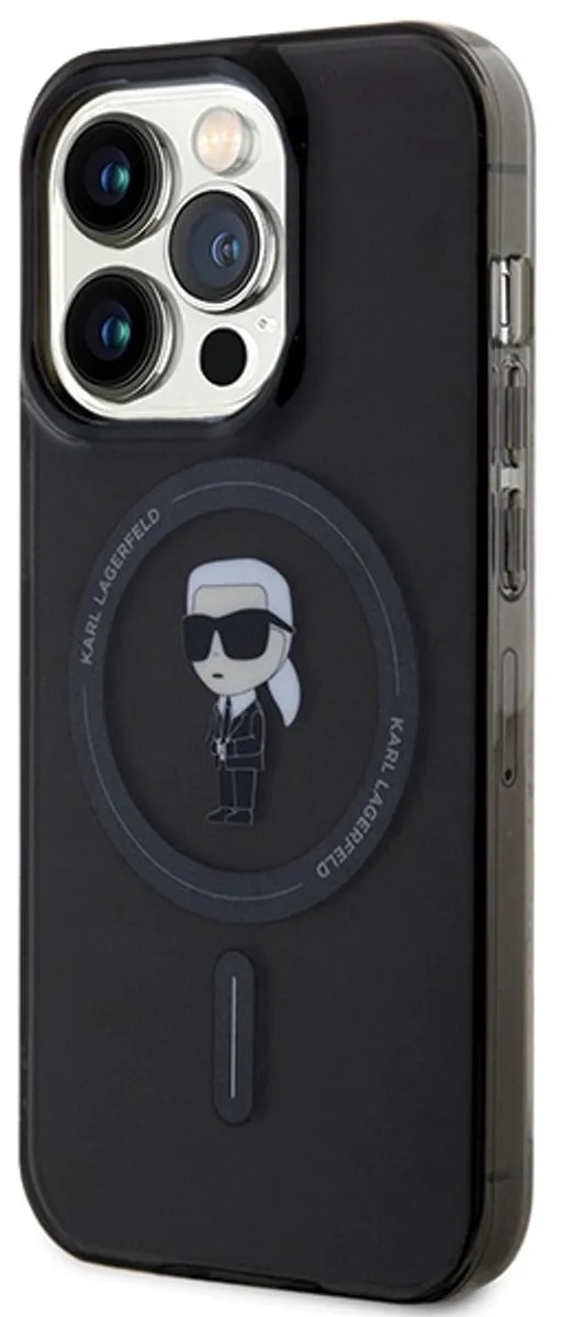 Karl Lagerfeld MagSafe iPhone 14 Pro Max Hoes - 3666339162146 - Zwart