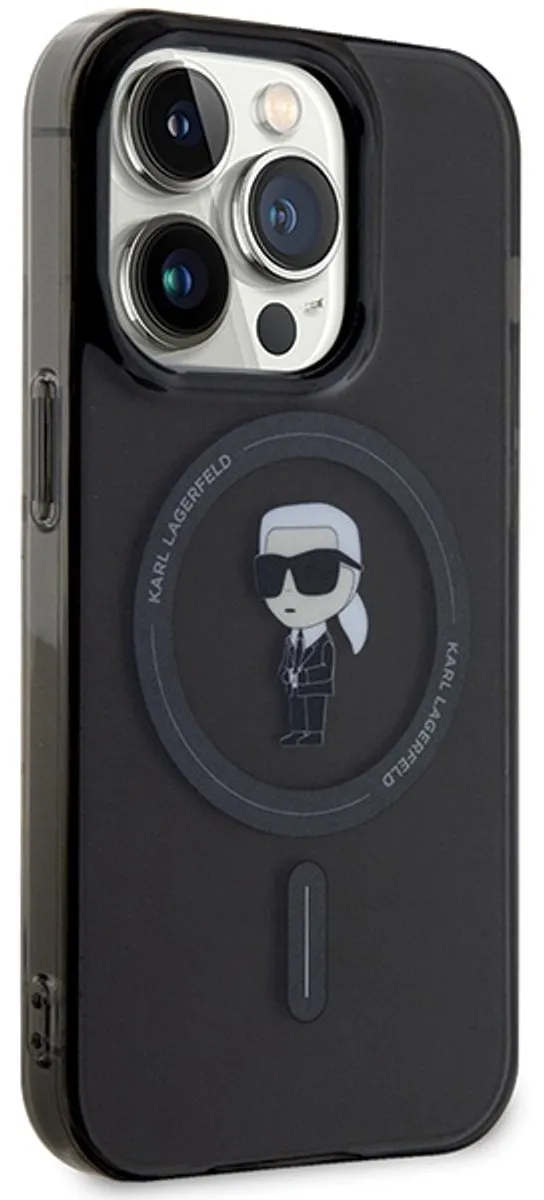 Karl Lagerfeld MagSafe iPhone 14 Pro Max Hoes - 3666339162146 - Zwart - afbeelding 6 van 6