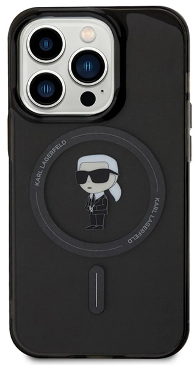 Karl Lagerfeld MagSafe iPhone 14 Pro Max Hoes - 3666339162146 - Zwart